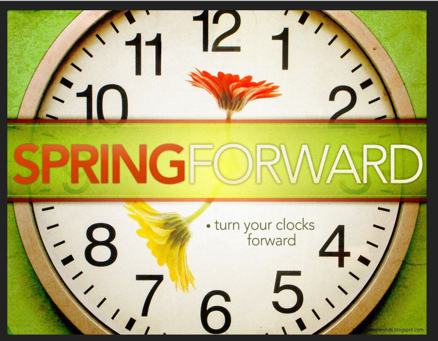 spring forward clock